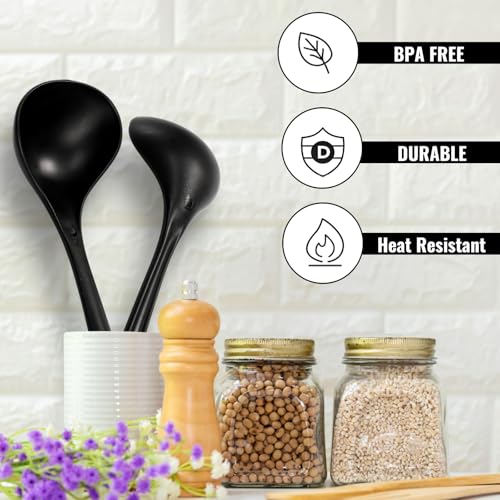 40 Pack 1.5 Oz Plastic Ladle Spoons