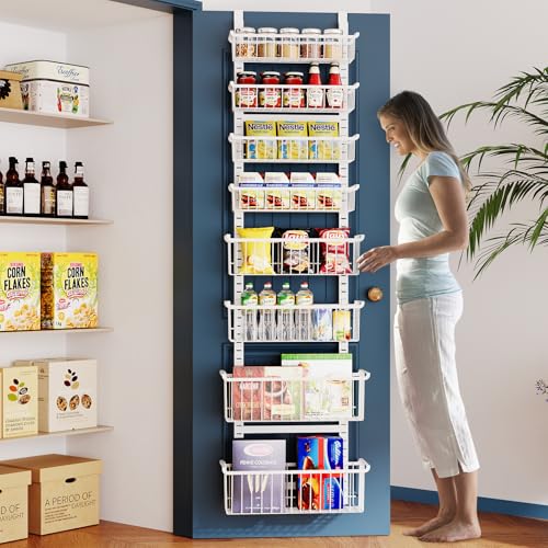 Over The Door Pantry Organizer (White)