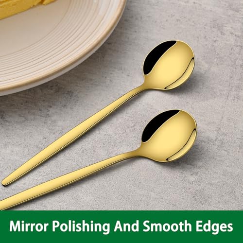 5.1 Inch Coffee & Tea Spoon (Gold / 5.1 Inch)