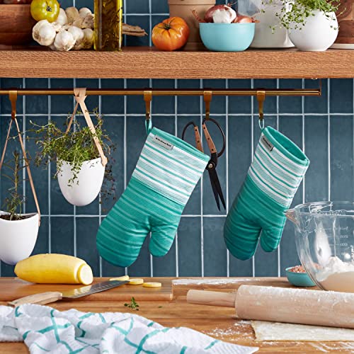 Albany Oven Mitt 2 (Aqua Sky / 7"x13")