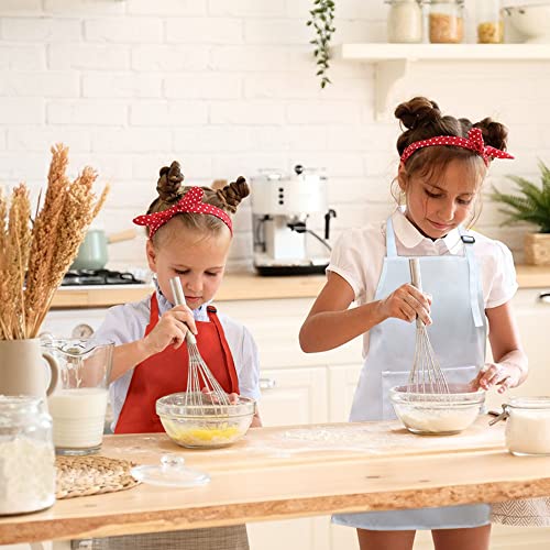 Kids Aprons with Large Pocket 2 Pack (Medium / Whitex2)