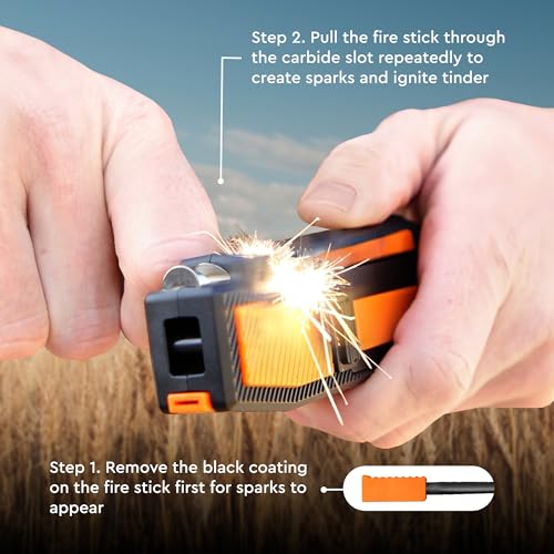 Orange Ninja Pocket Field Knife Sharpener