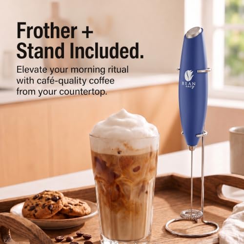 Milk Frother Handheld (Blue / Classic)