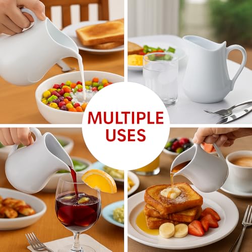 Creamer Pitcher With Handle (Pitcher, 8 Oz., Set of 2)