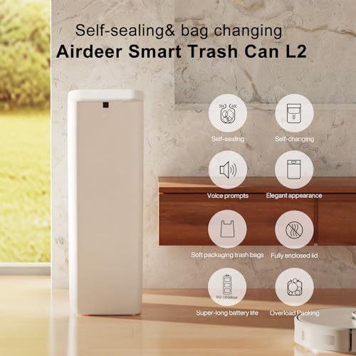 L2 Automatic Trash Can (8 Gallon-White Line)