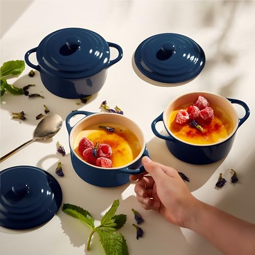 Mini Cocotte Lids (Navy)