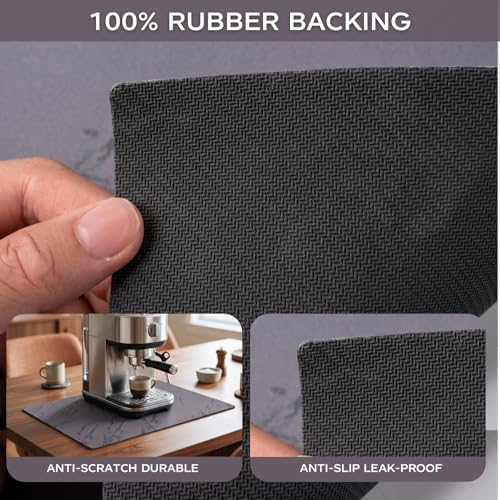 Coffee Mat Dish Drying Mat (19" x 12")