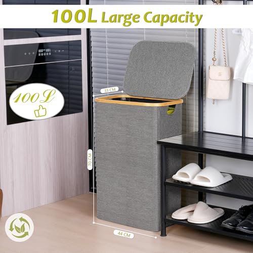 Recycling Bin Holder 100L (Grey / Rectangular)