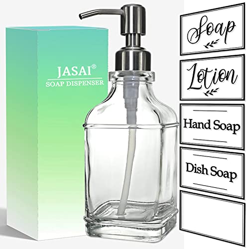 Antique Design Soap Dispenser with Rust Proof 304 Stainless Steel Pump (Stainless Steel)