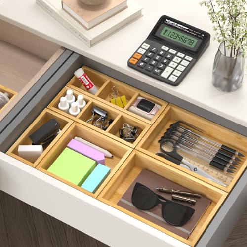 Bamboo Drawer Organizer