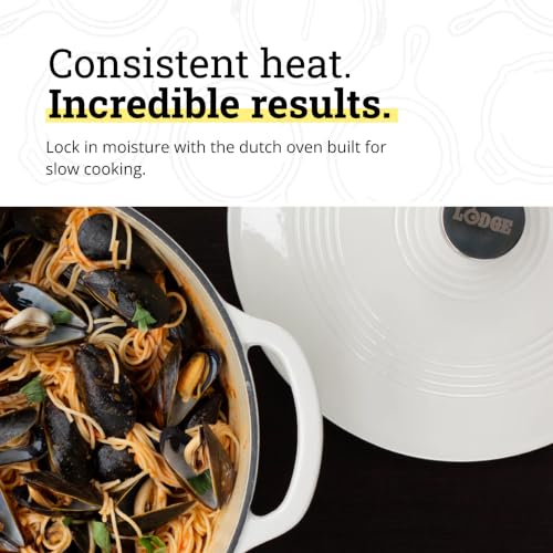 Essential Enamel Cast Iron Dutch Oven (Oyster White)