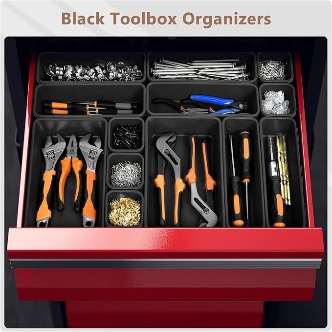 Tool Box Organizer Garage Organization and Storage (5pcs-L Size)