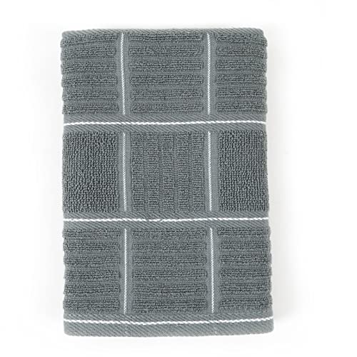 Kitchen Towels and Dishcloths Set (Grey)