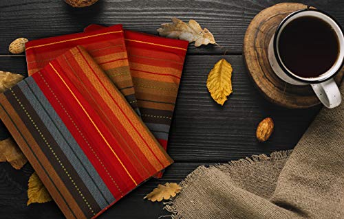 Kitchen Towels Cotton Dish Towels 20”x30” (20" x 30" (Set of 3) / 156 Redmutli)