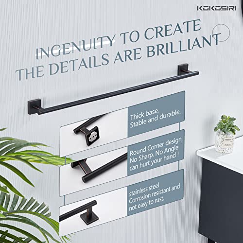 Bathroom Towel Bar 32'' Towel Holder for Bath Kitchen Cabinet Towel Rails 32 Inch Oil Rubbed Bronze Stainless Steel B4005ORB (Oil Rubbed Bronze / 32-Inch)
