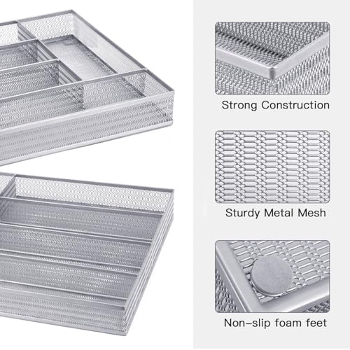 Drawer Organizer Set (Silver-6L pack)