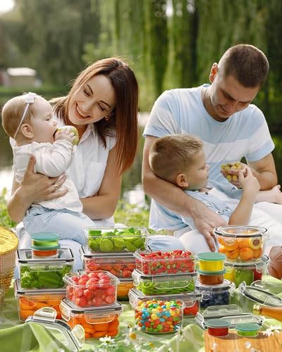 40 Piece Food Storage Containers with Lids (40 Piece)