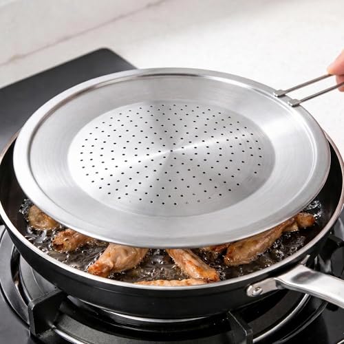 Stainless Steel Splatter Screen Lid