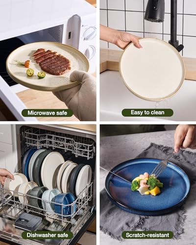 Star Stoneware Dinnerware Sets for 8 (White)