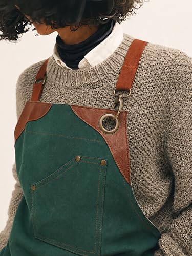 Professional Work Apron for Men & Women (Standard / Forest Green)