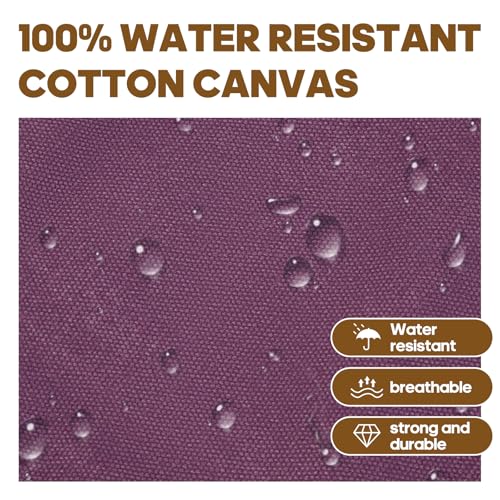Aprons For Women Men With Large Pockets (Purple)