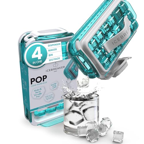 POP 2.0 2026 Make And Serve Ice Without Ever Touching The Ice (POP 2.0 Clear Water Blue 1 pc (Exclusive))