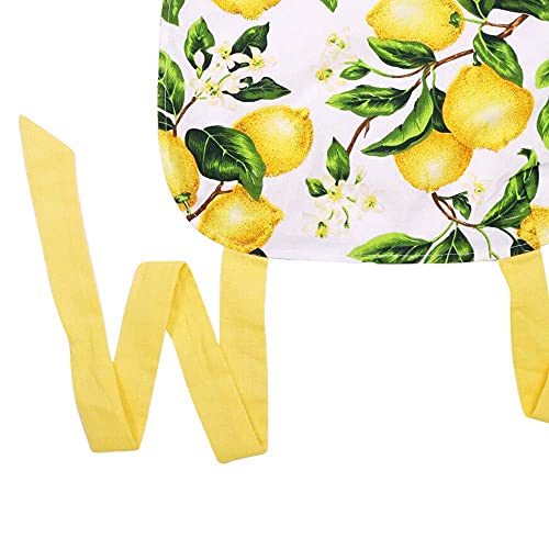 Thick Lemon Cotton Apron (Yellow-elegant)