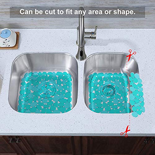 Pebble Sink Mat for Stainless Steel (Green)