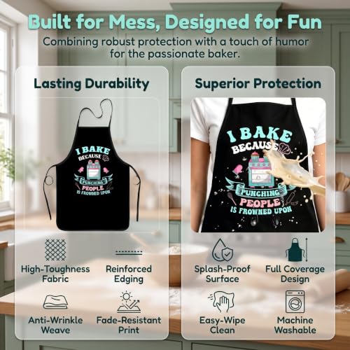 Funny Baking Apron for Women Men (Baking-01)