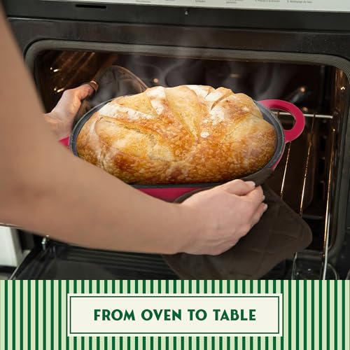 Enameled Cast Iron Bread Oven 2 Qt (Red)