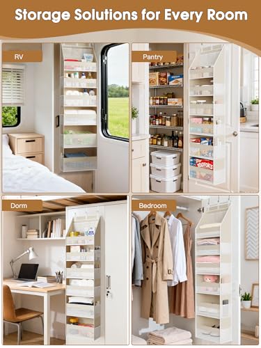 Over the Door Organizer (Beige / 1 PACK)