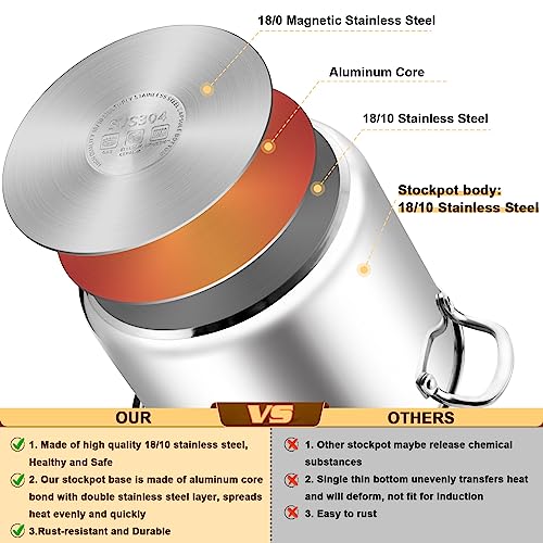 12 Quart Stock Pot (12 Quarts)