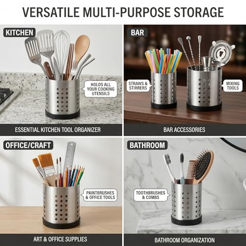 Set of 4 Kitchen Utensil Holder