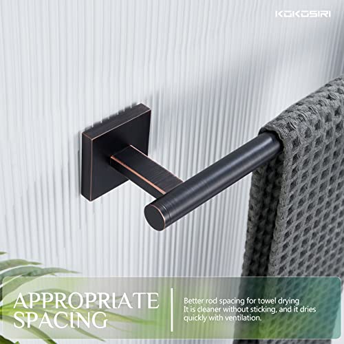 Bathroom Towel Bar 32'' Towel Holder for Bath Kitchen Cabinet Towel Rails 32 Inch Oil Rubbed Bronze Stainless Steel B4005ORB (Oil Rubbed Bronze / 32-Inch)