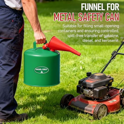 Plastic Gas Can Funnel Compatible with Eagle F15FUN