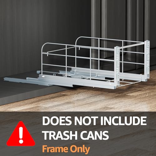 Double Pull Out Trash Can Under Cabinet (A-Double)