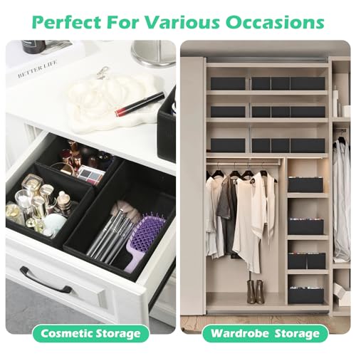 Drawer Clothing Organizer 16 (Black)
