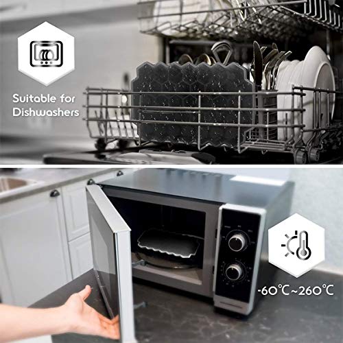 Ice Cube Trays for Freezer (Black)