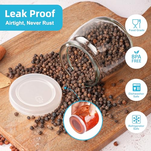 40 Pack 7oz Small Glass Jars with Cork Lids