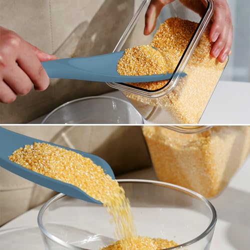 Silicone Cooking Spoon Spatula For Non (Starry Blue_2-PCS)