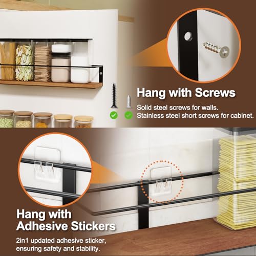 Spice Rack Self (2 Pack- Brown)
