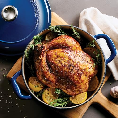 Bestow Enameled Cast Iron 5.5 (Dutch Oven (5.5-qt) / Blue)