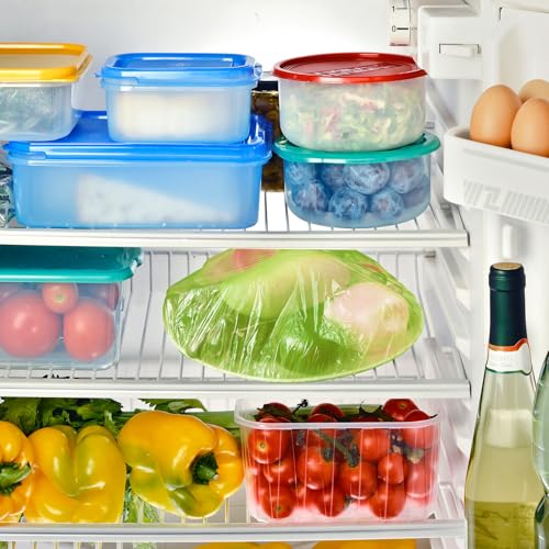 240 Pcs Reusable Elastic Food Bowl Storage Covers Plastic Food Covers