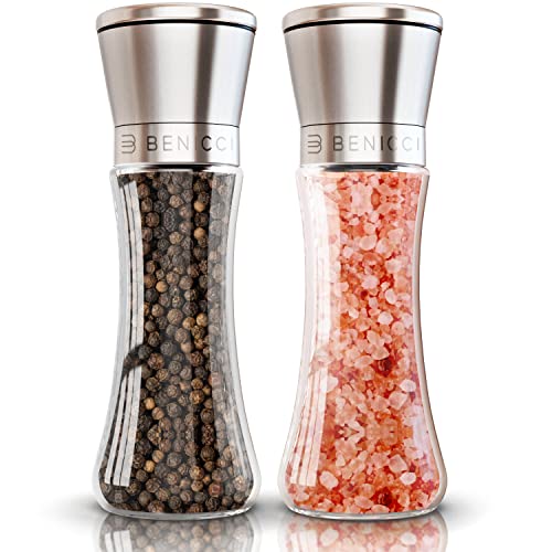 Manual Salt and Pepper Grinder Set of 2