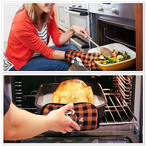 5 Pcs Fall Kitchen Towels Pot Holders and Oven Mitts Set