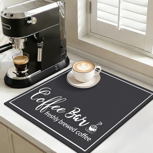 Dish Drying Mat (Black / 16" x 18")