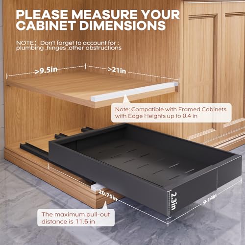 4 Pack Expandable (Black / 21"D x 9"-14"W(4Pack))