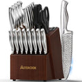 Knife Set Astercook 21 Pieces Kitchen Knife Set with Built (21 Piece)