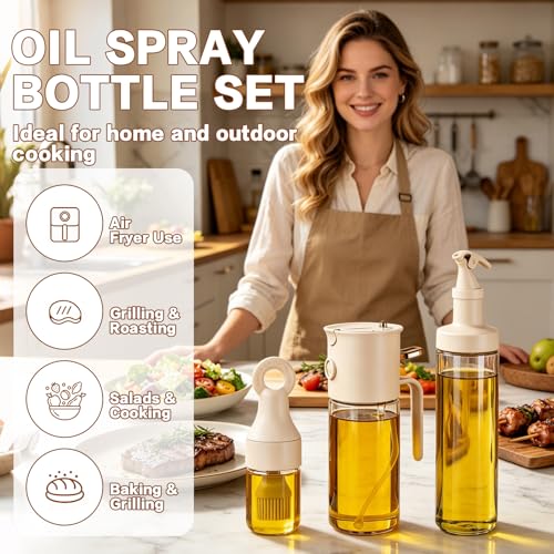 3 Piece Oil Dispenser Set