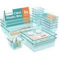 16 PCS Drawer Organizer Set (Sea Blue / 16 PCS)